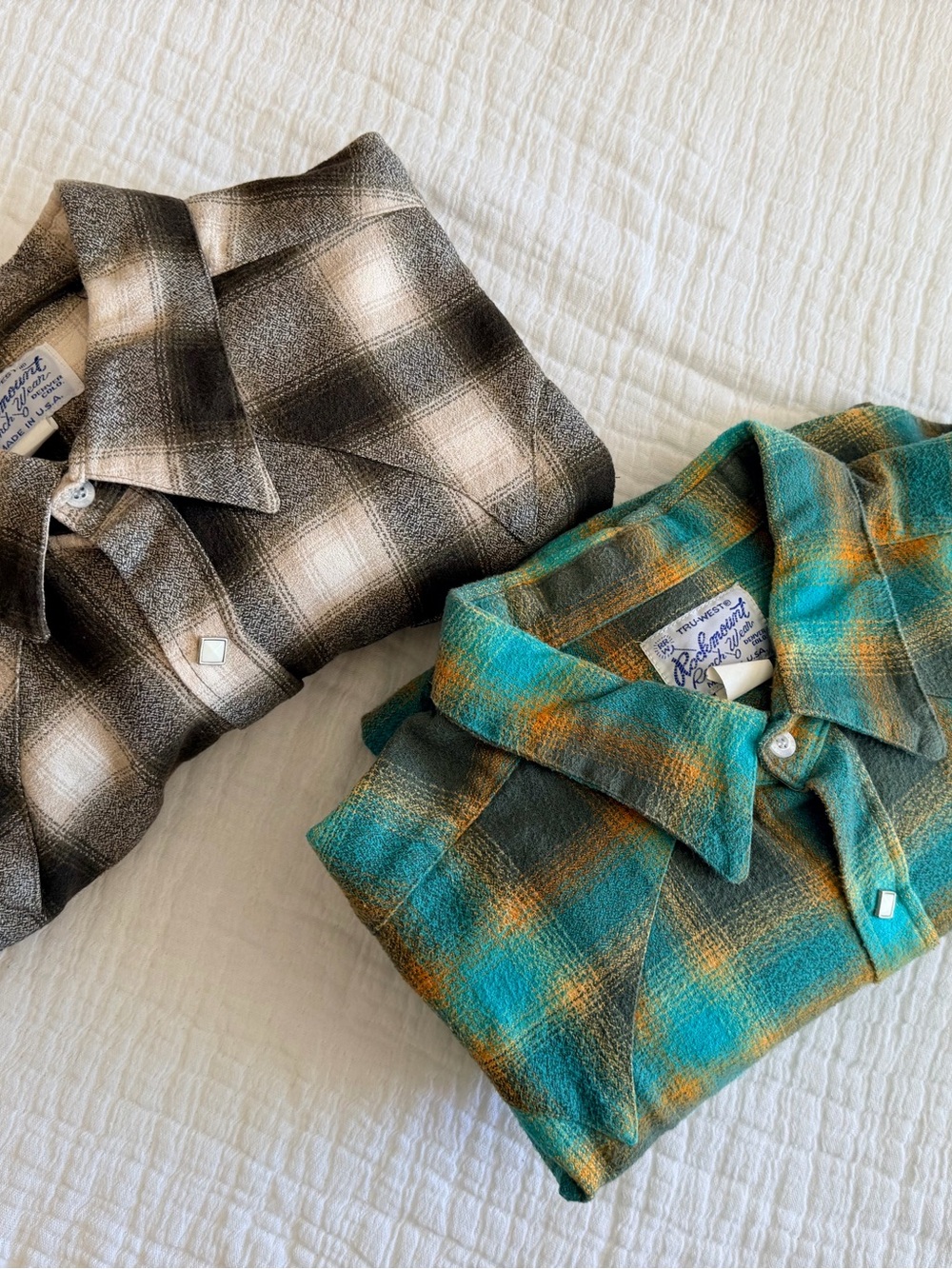 2 Rockmount Ranch Wear snap down Shirts!